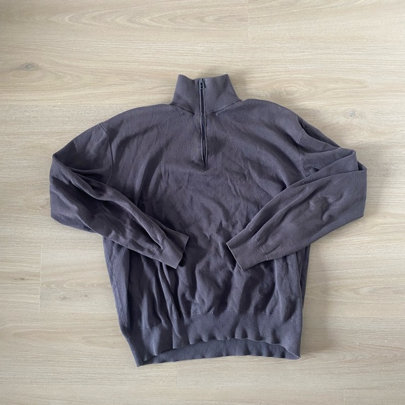 Zara Other - Zara Men's Charcoal Zip-Up Sweater Size L